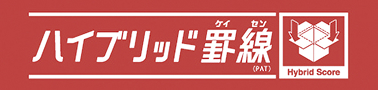 ハイブリッド罫線ロゴ